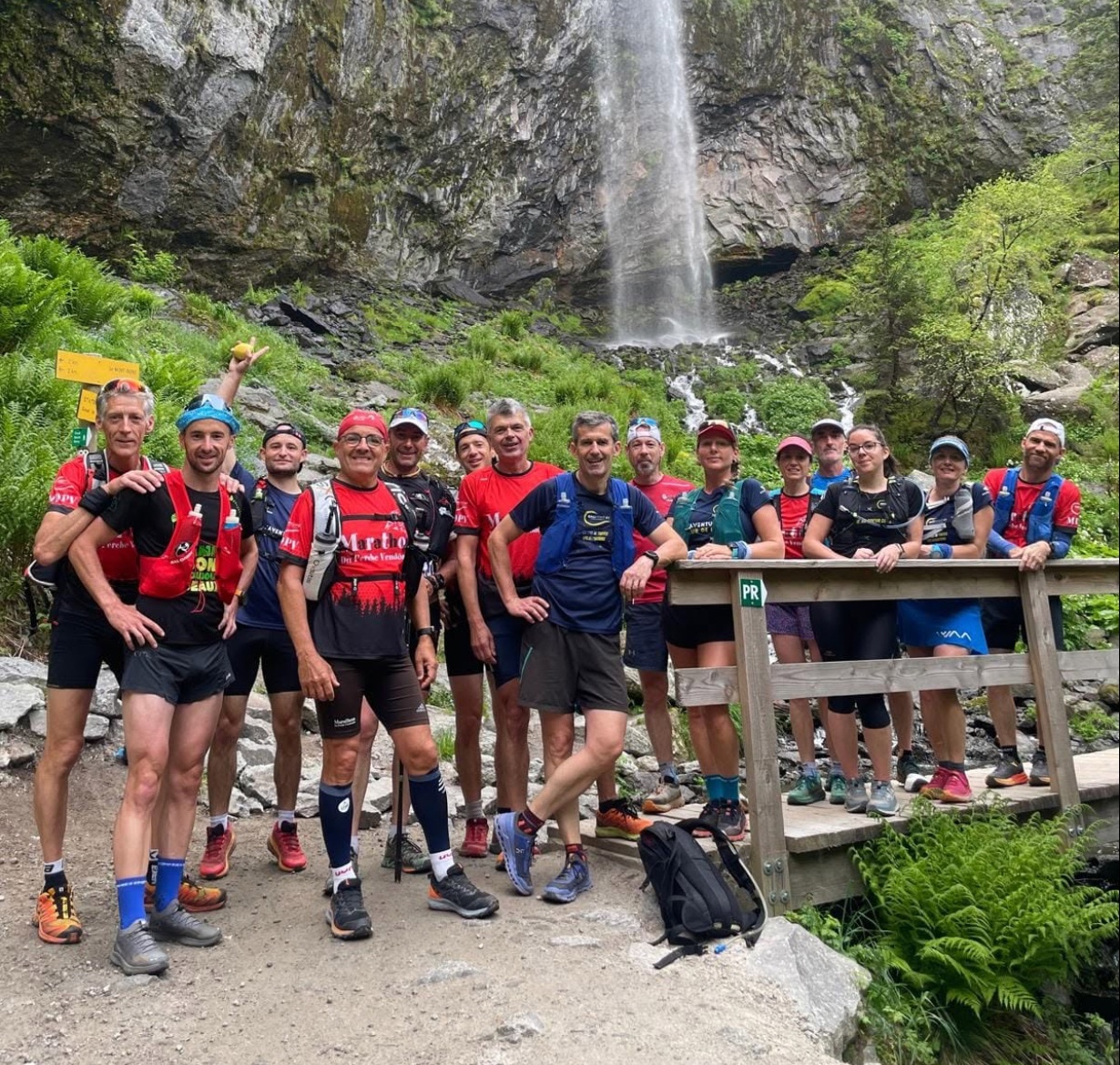 Le club MDPV en sortie trail